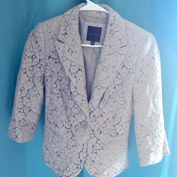 LIMITED blazer, size XS, gray with slight hue of the lavender color family - Picture 2 of 2